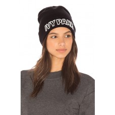 NEW WITH TAG WOMEN&apos;S IVY PARK CUFFED TUQUE BEANIE HAT (BY BEYONCE) BLACK O/S  eb-40791097